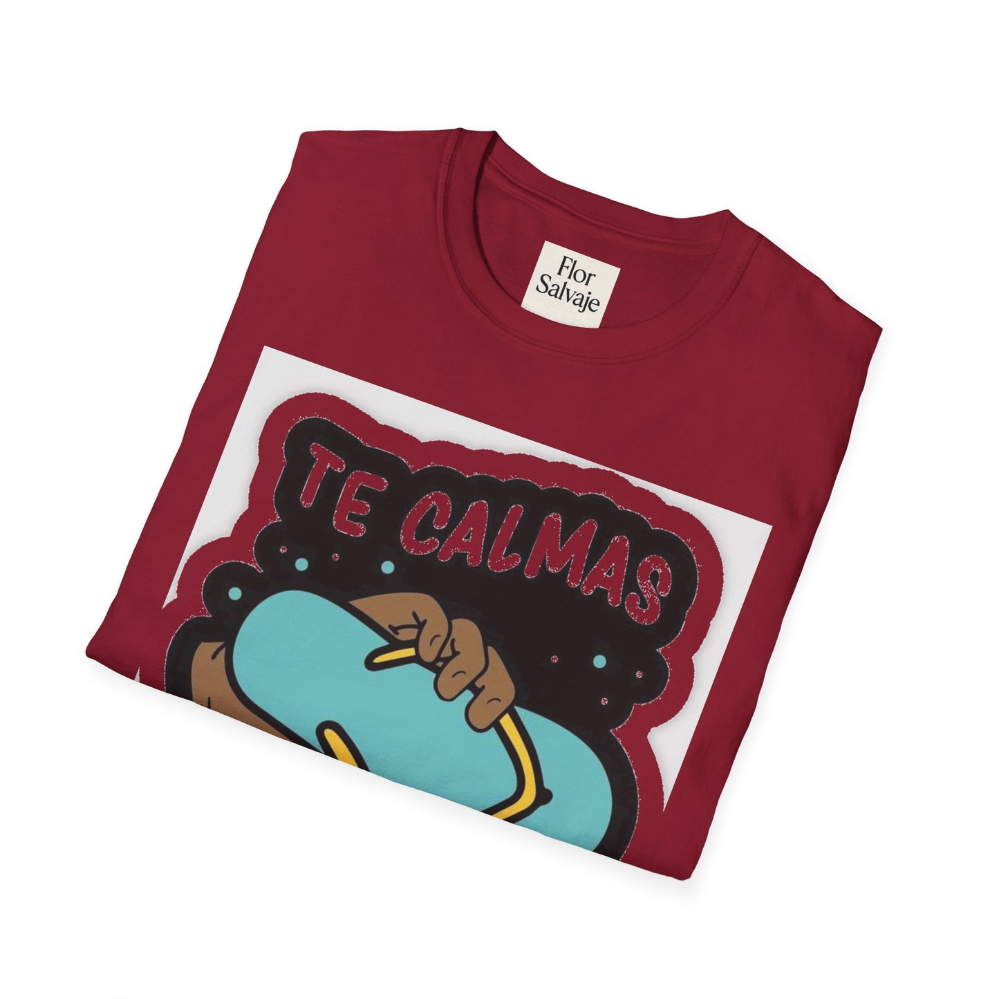 Relaxing Vibes Unisex Softstyle T-Shirt - 'Te Calmas O Te Calmo' Design