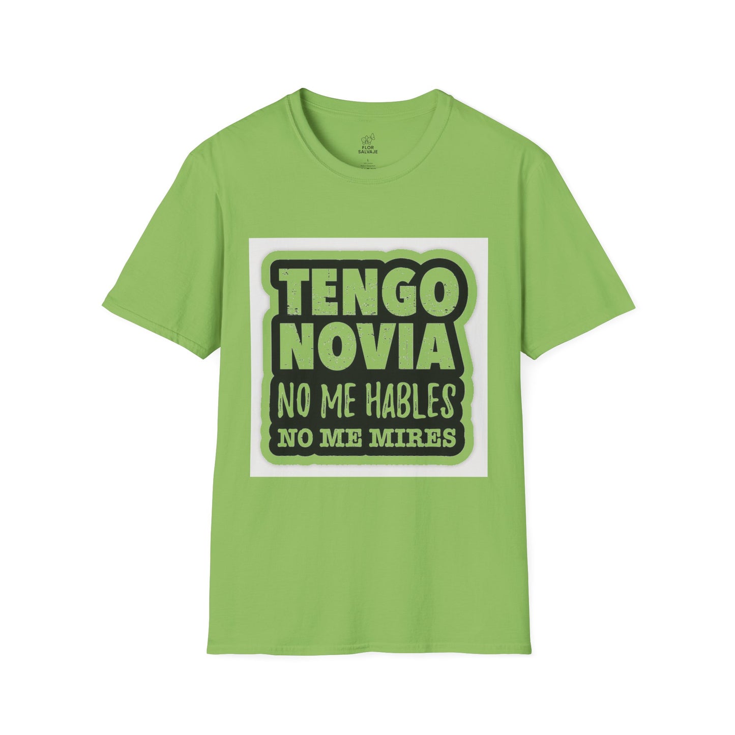 Unisex Funny T-Shirt - Tengo Novia, Playful Apparel for Couples, Perfect Gift for Anniversaries, Casual Wear, Unique Statement Tee