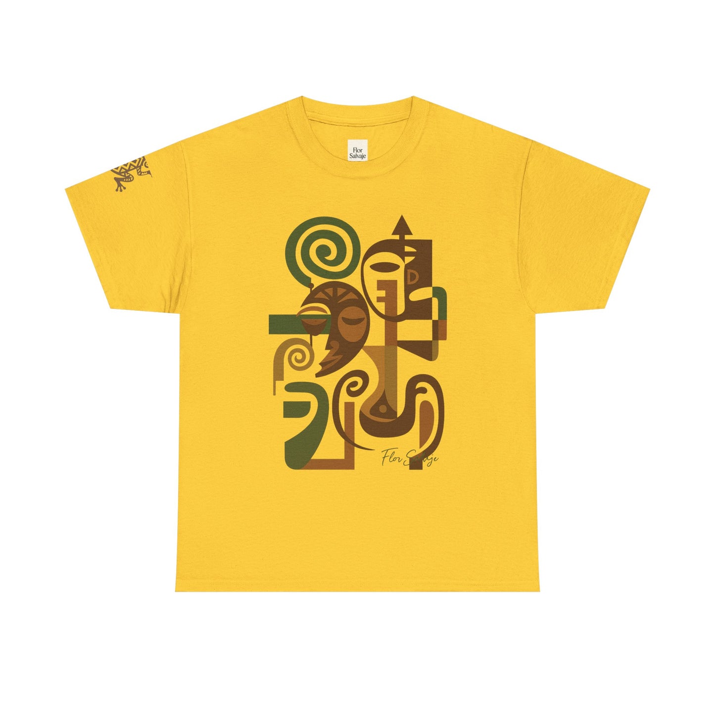 Artistic Unisex Cotton Tee - Unique Graphic Tee, Casual Wear, Gift for Art Lovers, Summer Style, Everyday Comfort