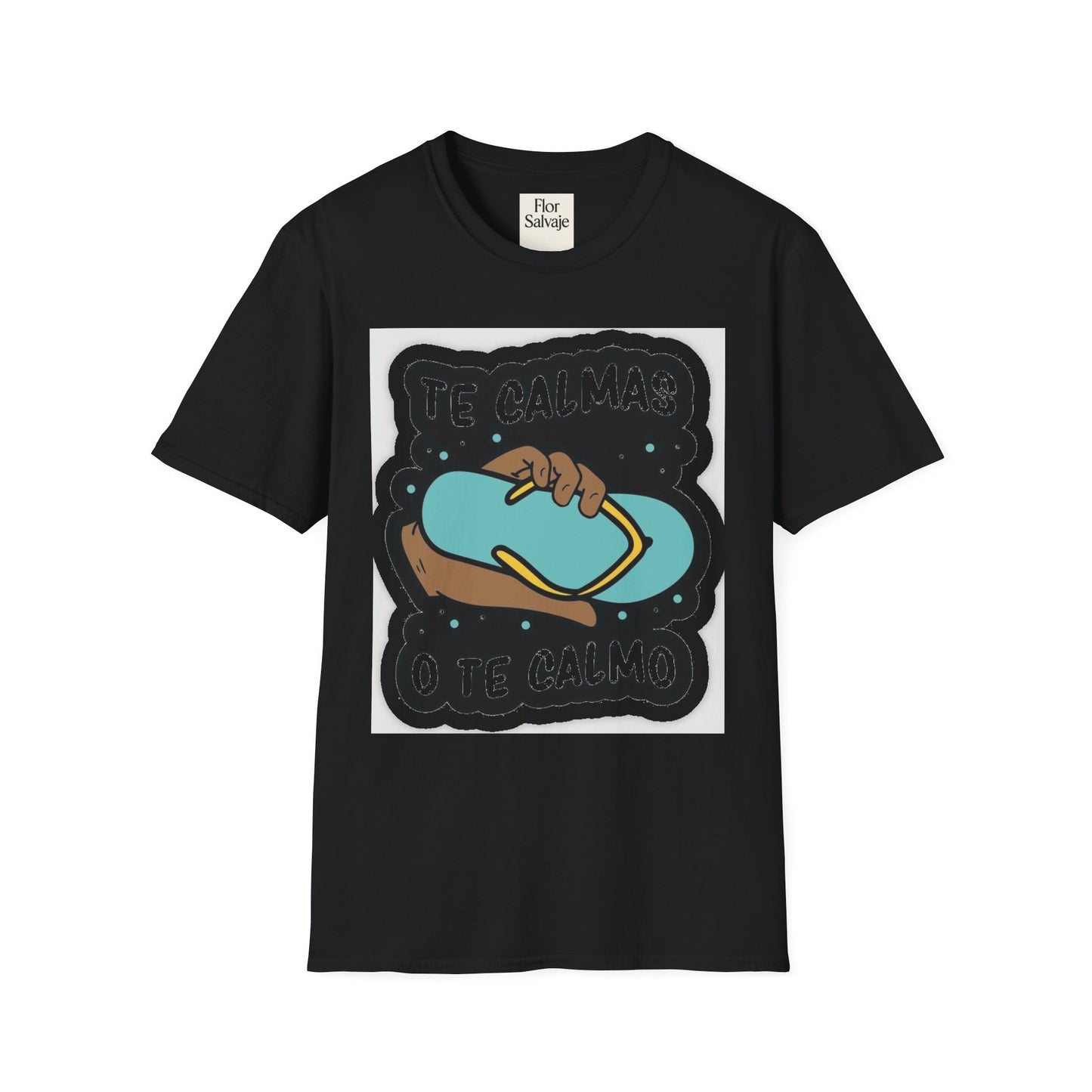 Relaxing Vibes Unisex Softstyle T-Shirt - 'Te Calmas O Te Calmo' Design