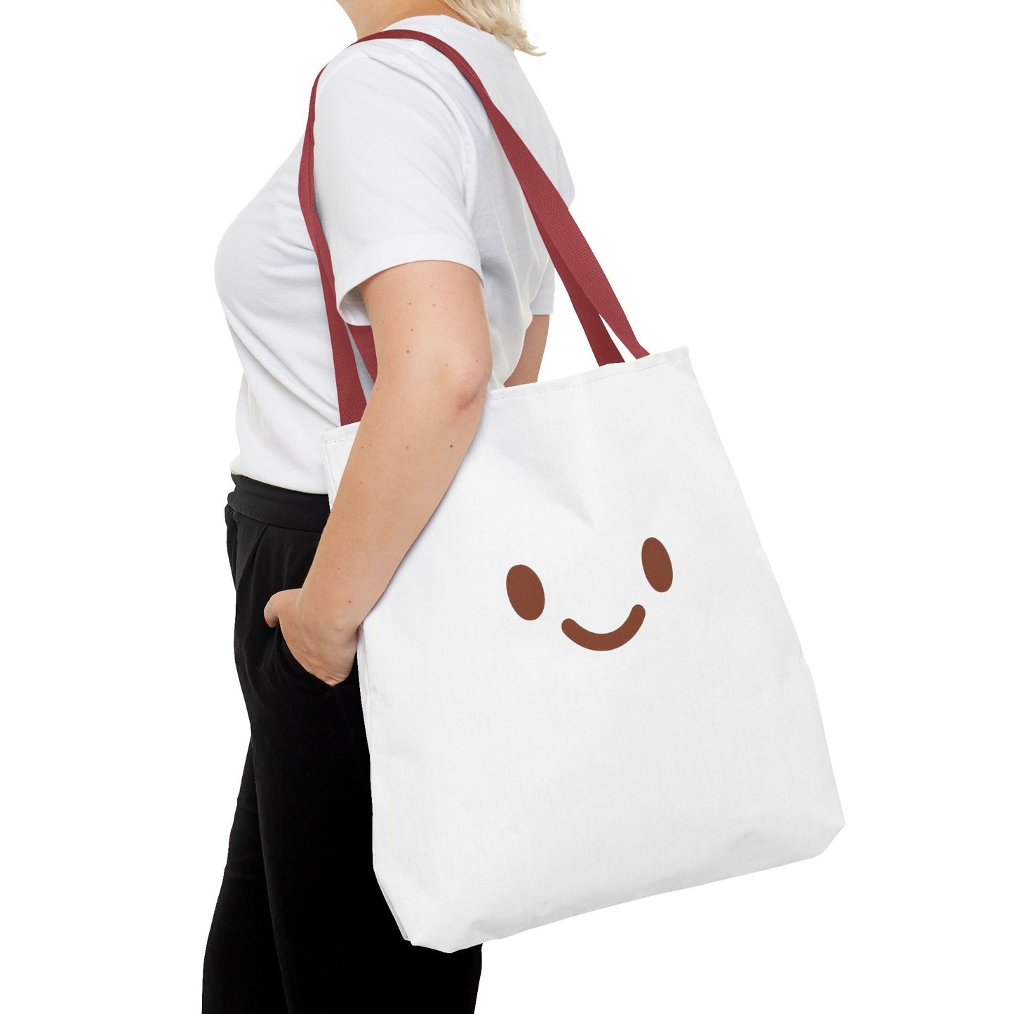 Cute Smiley Face Tote Bag - Perfect for Everyday Use