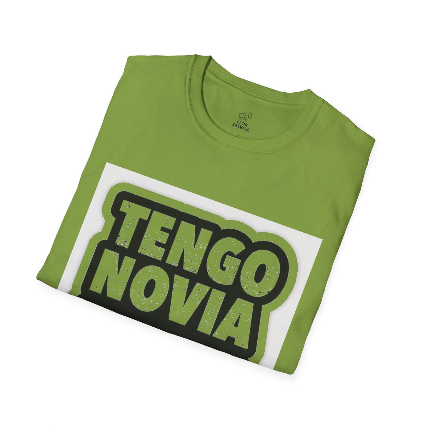 Unisex Funny T-Shirt - Tengo Novia, Playful Apparel for Couples, Perfect Gift for Anniversaries, Casual Wear, Unique Statement Tee