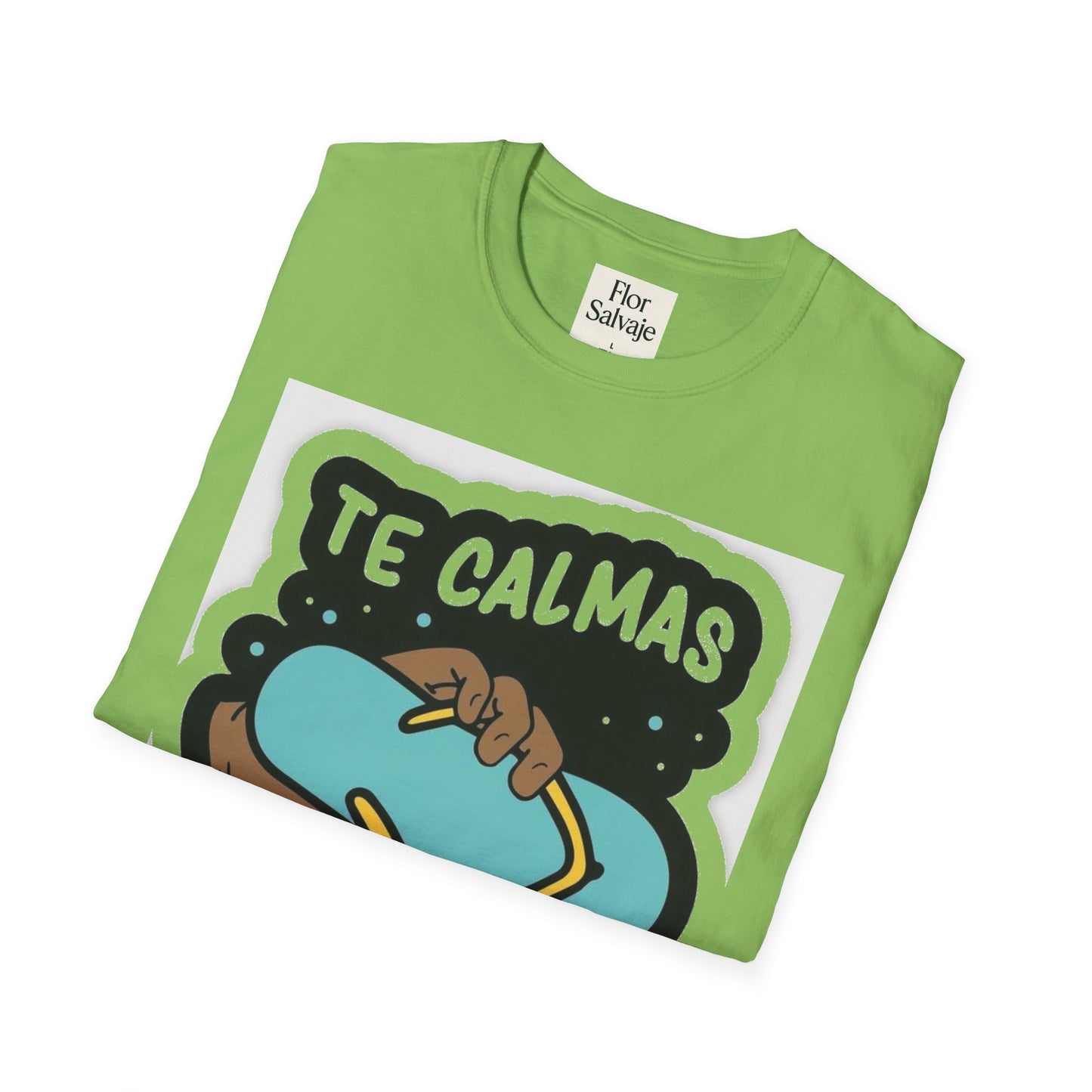 Relaxing Vibes Unisex Softstyle T-Shirt - 'Te Calmas O Te Calmo' Design