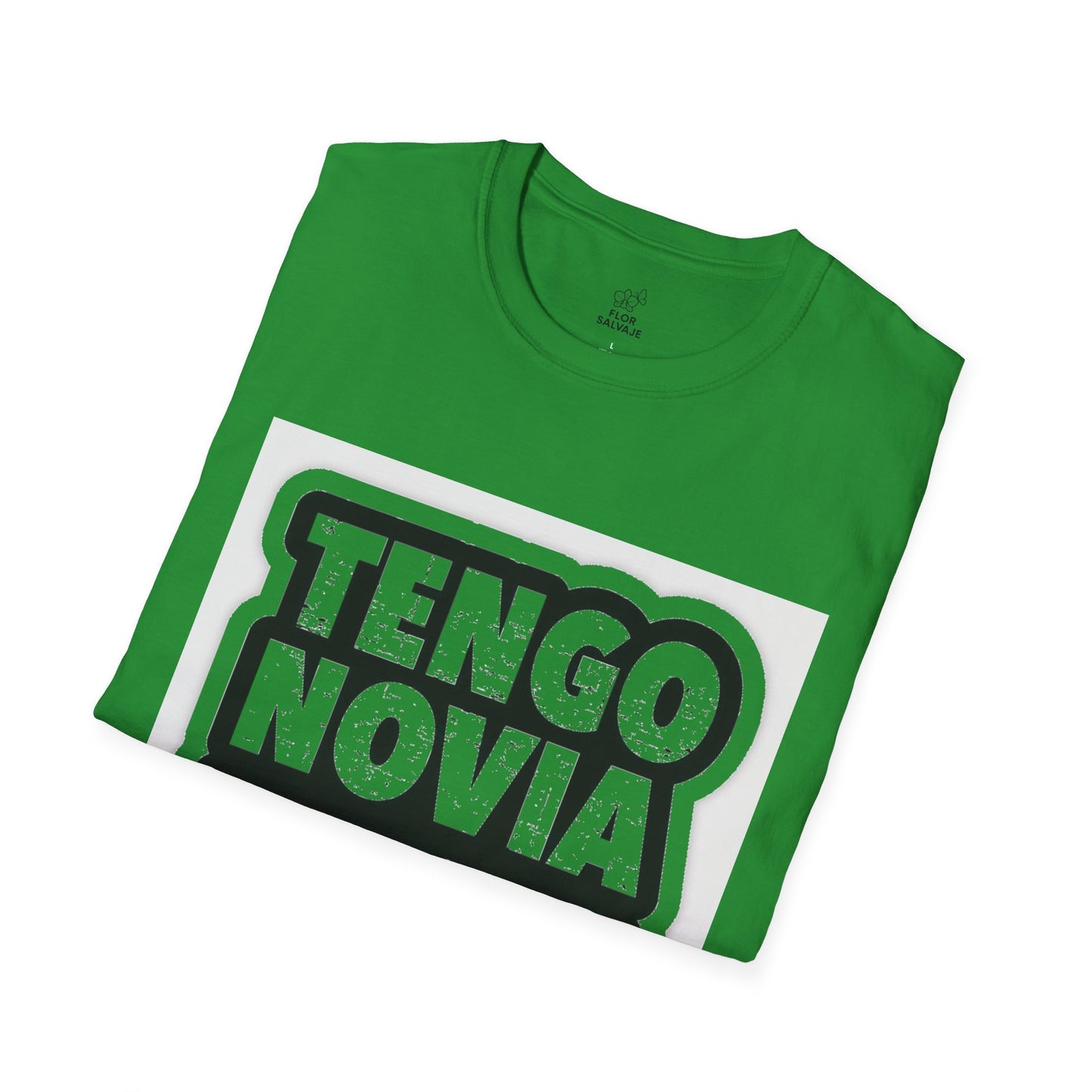 Unisex Funny T-Shirt - Tengo Novia, Playful Apparel for Couples, Perfect Gift for Anniversaries, Casual Wear, Unique Statement Tee