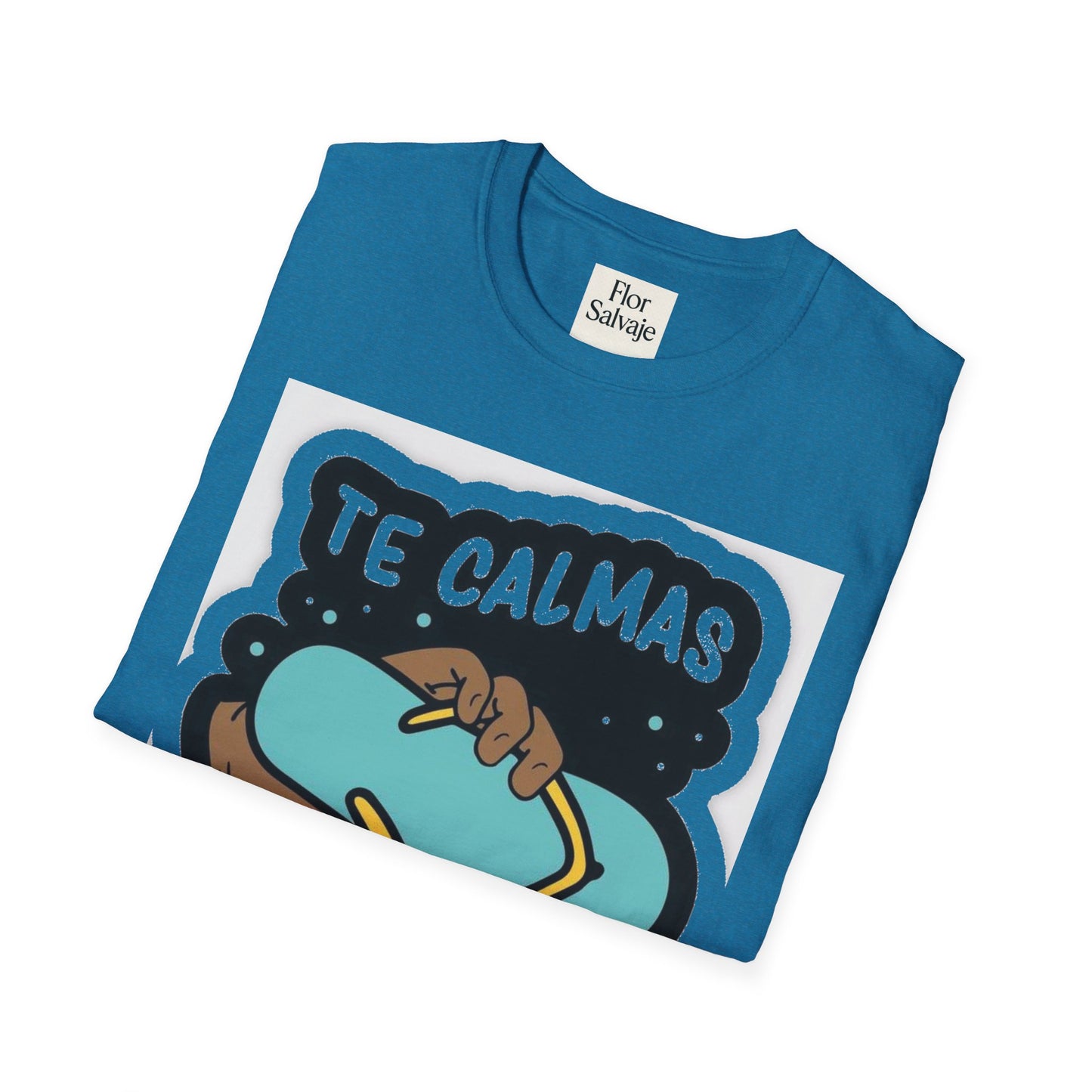 Relaxing Vibes Unisex Softstyle T-Shirt - 'Te Calmas O Te Calmo' Design