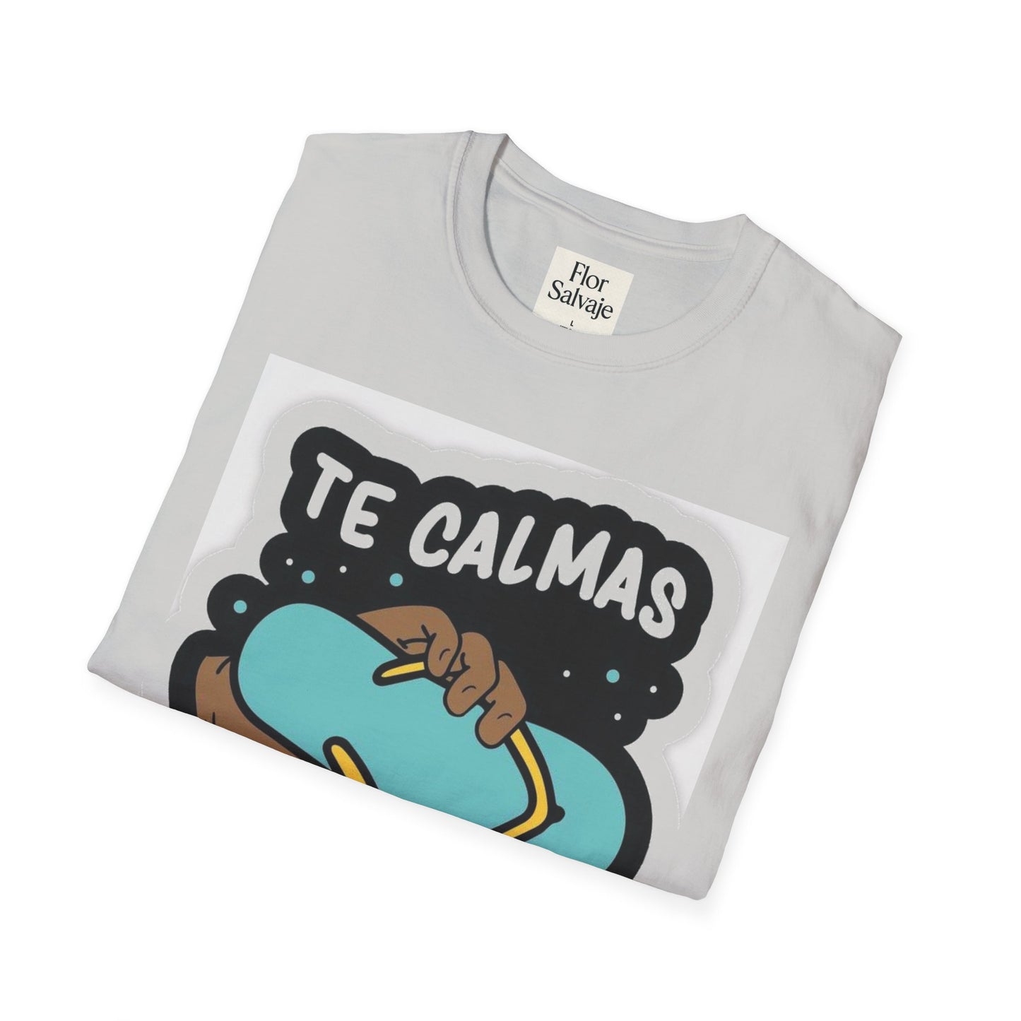 Relaxing Vibes Unisex Softstyle T-Shirt - 'Te Calmas O Te Calmo' Design