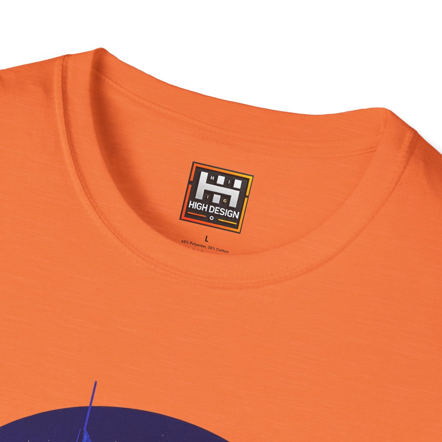 Cityscape Unisex Softstyle T-Shirt | Artistic Urban Design for Everyday Wear