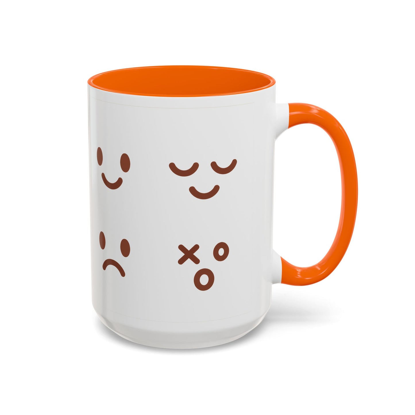 Emotional Expressions Coffee Mug - Fun 11/15oz Ceramic Coffee Cup for Daily Joy