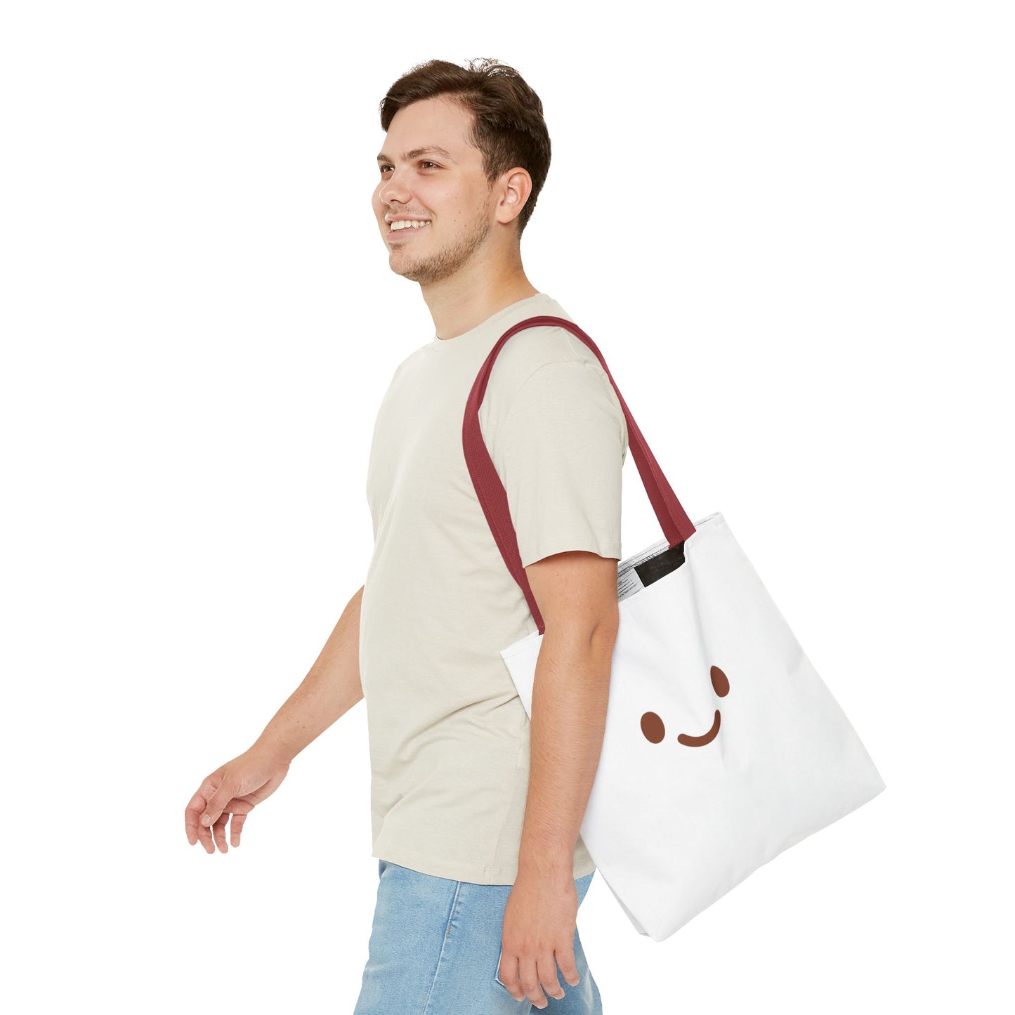 Cute Smiley Face Tote Bag - Perfect for Everyday Use