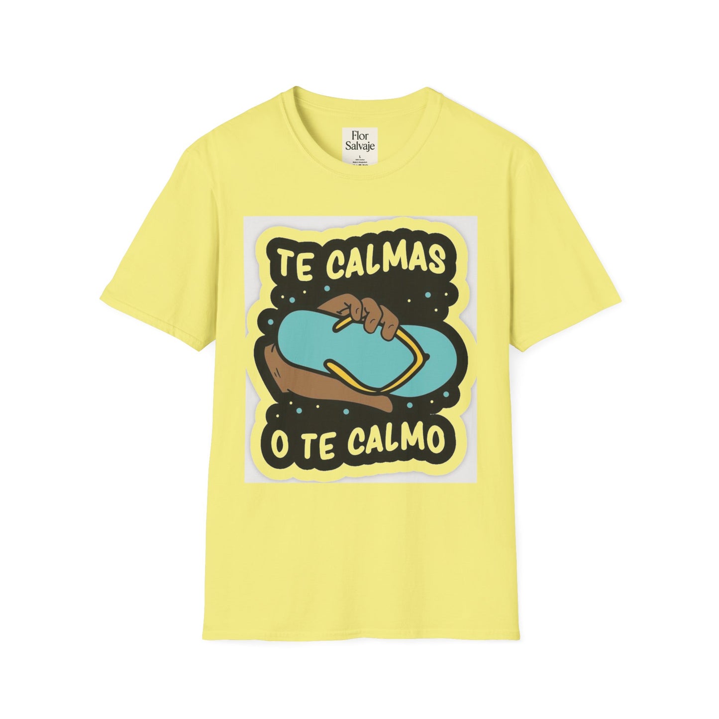 Relaxing Vibes Unisex Softstyle T-Shirt - 'Te Calmas O Te Calmo' Design