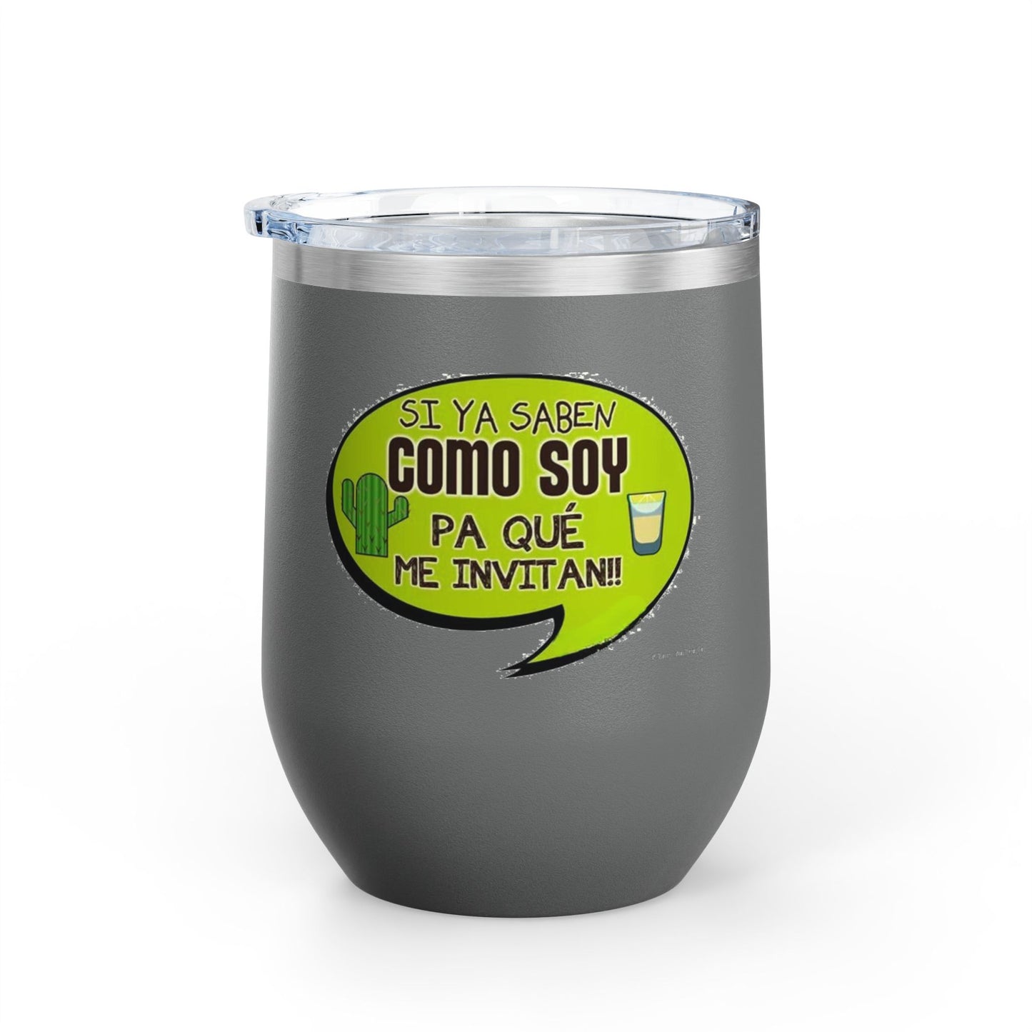 Fun Wine Tumbler, 12oz - Perfect for Parties, Gifts, and Celebrations, Funny Quote on Wine Cup, Humor Mug, Unique Drinkware