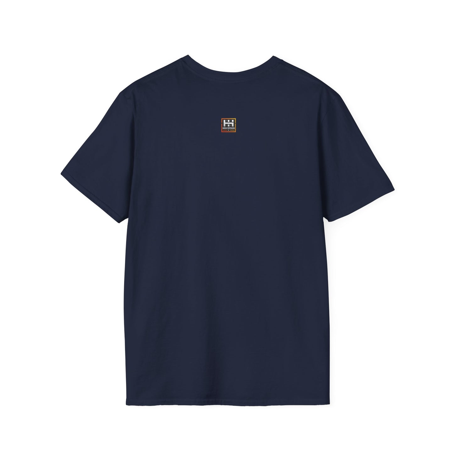 Futuristic Graphic T-Shirt - Unisex Softstyle Tee with Cybernetic Design