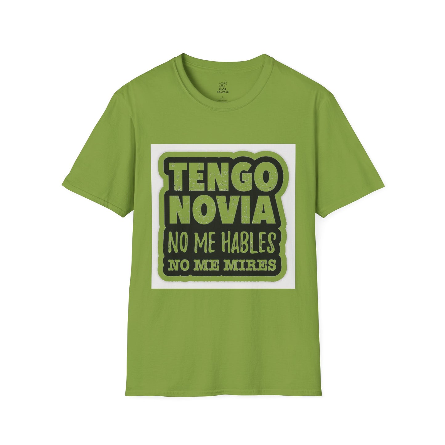 Unisex Funny T-Shirt - Tengo Novia, Playful Apparel for Couples, Perfect Gift for Anniversaries, Casual Wear, Unique Statement Tee