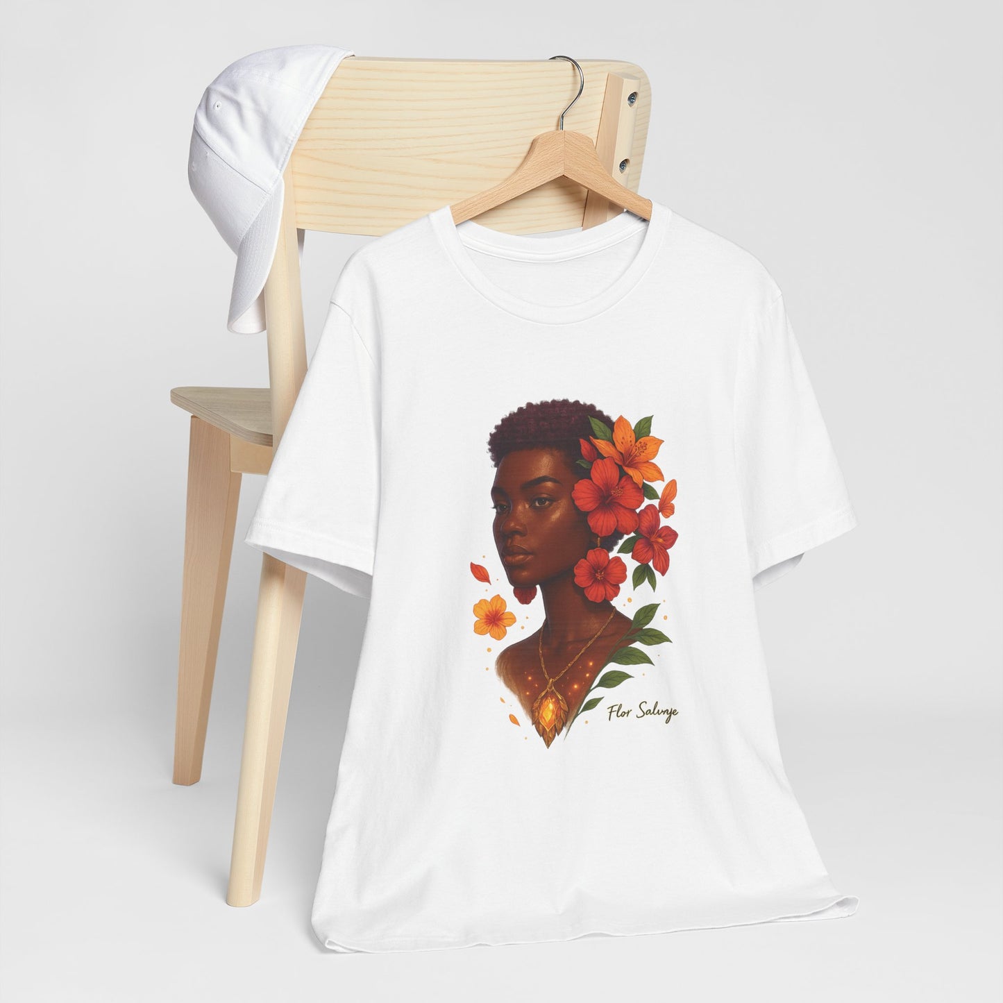 Floral Soul Unisex Tee, Inspirational T-Shirt, Gift for Her, Summer Outfit, Artistic Apparel, Unique Graphic Tee