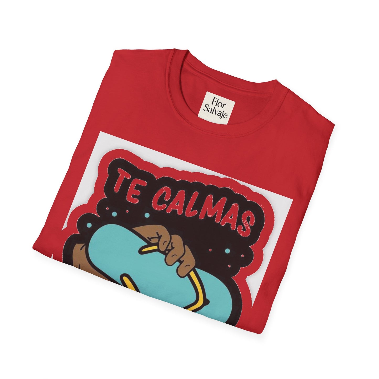 Relaxing Vibes Unisex Softstyle T-Shirt - 'Te Calmas O Te Calmo' Design