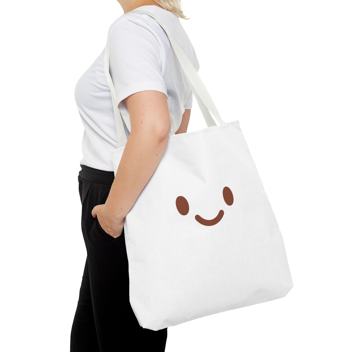 Cute Smiley Face Tote Bag - Perfect for Everyday Use