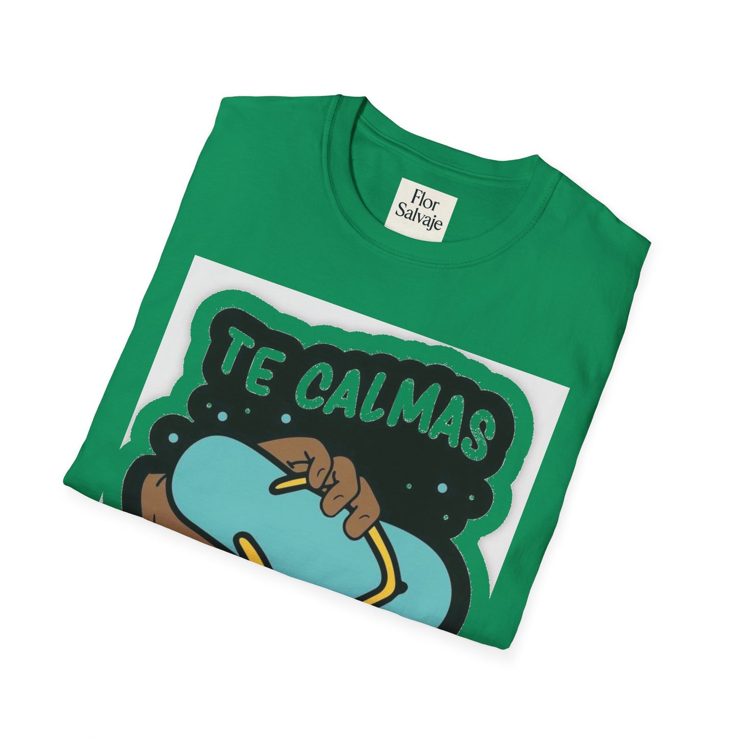 Relaxing Vibes Unisex Softstyle T-Shirt - 'Te Calmas O Te Calmo' Design