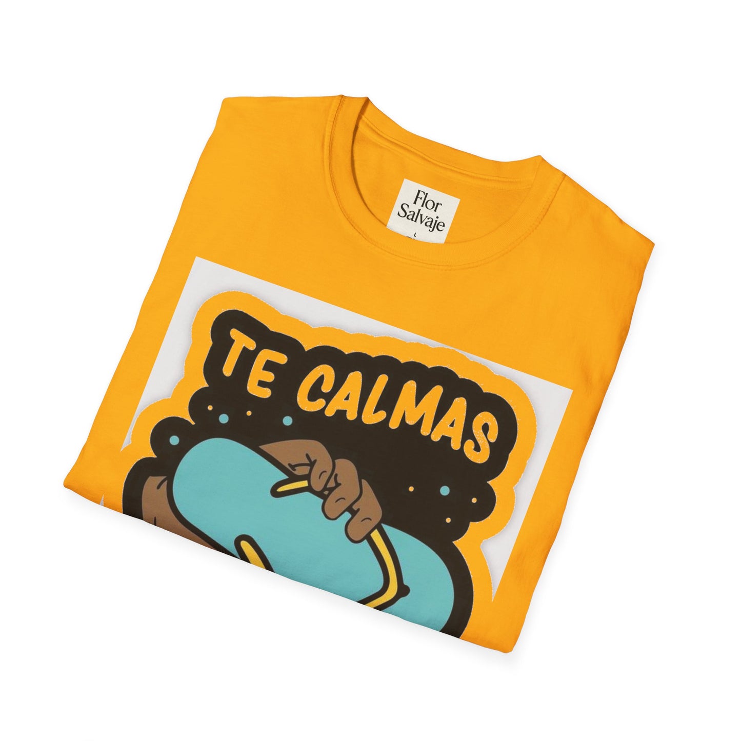 Relaxing Vibes Unisex Softstyle T-Shirt - 'Te Calmas O Te Calmo' Design