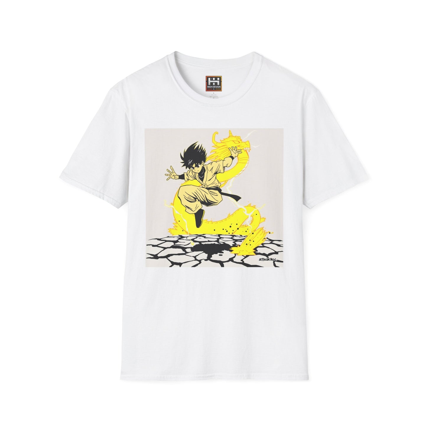 Dynamic Action Graphic T-Shirt for Anime Fans