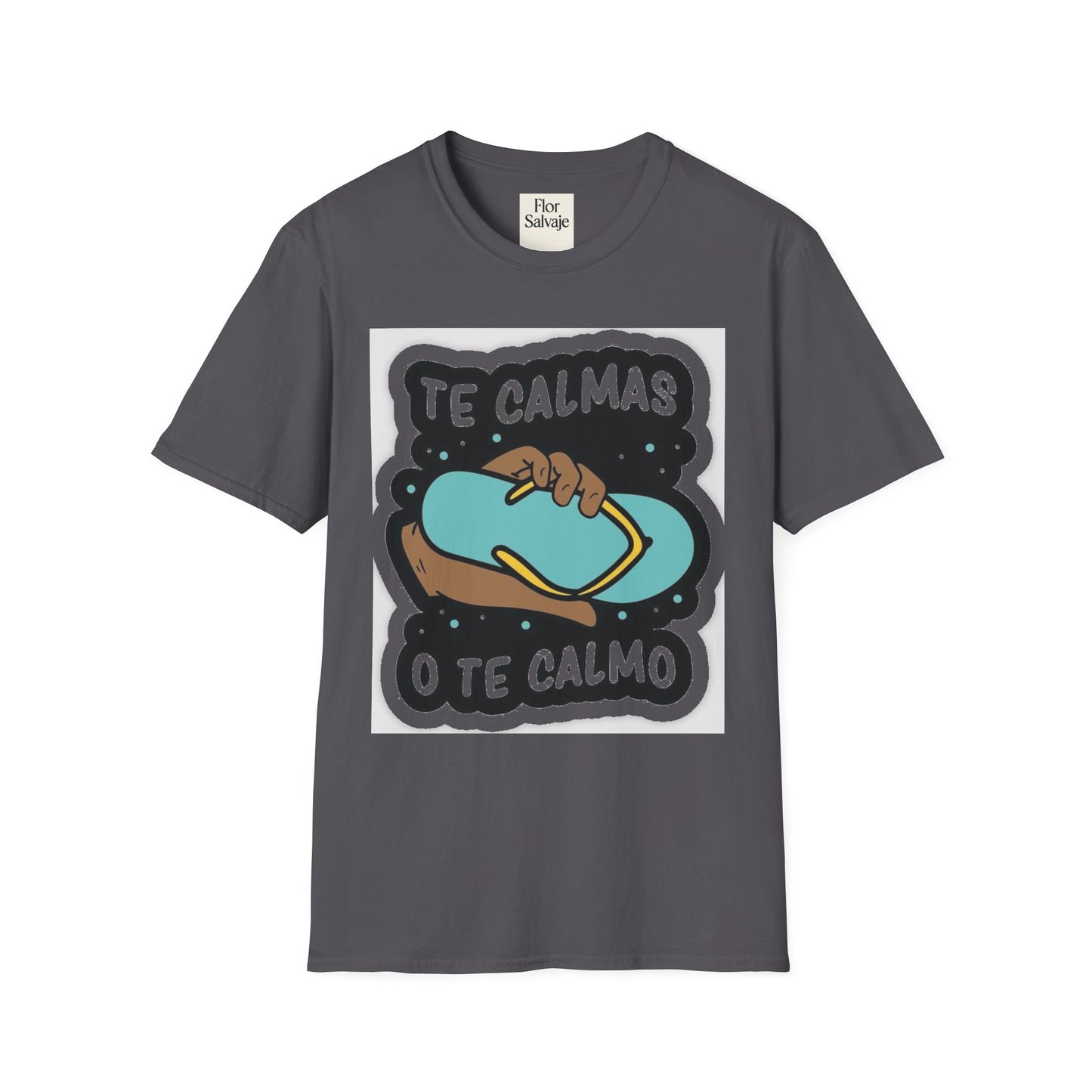 Relaxing Vibes Unisex Softstyle T-Shirt - 'Te Calmas O Te Calmo' Design