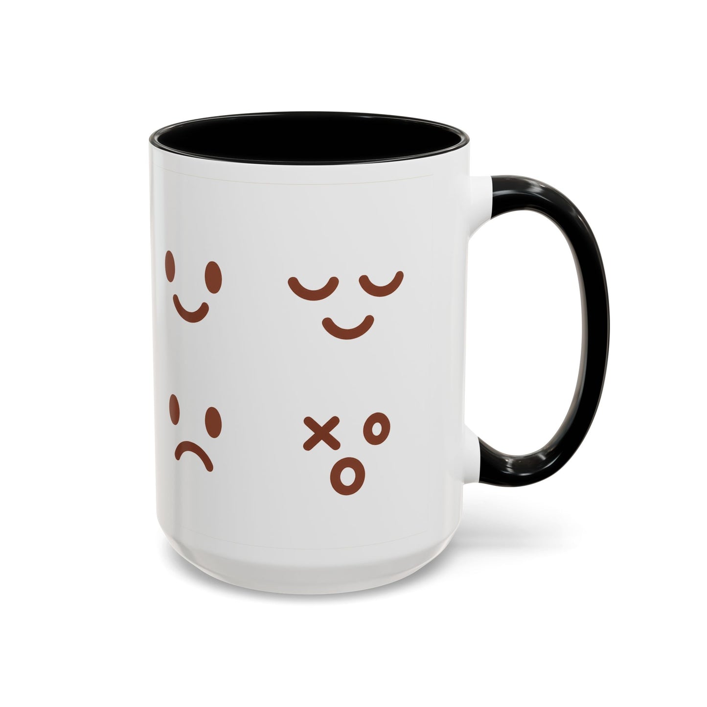 Emotional Expressions Coffee Mug - Fun 11/15oz Ceramic Coffee Cup for Daily Joy