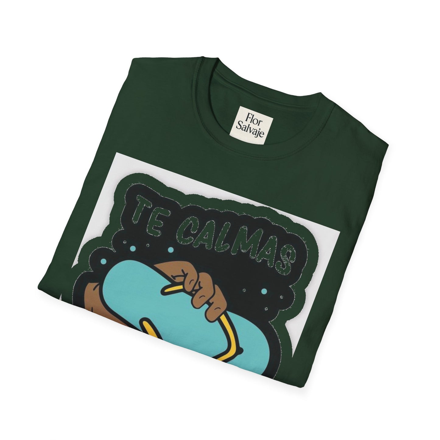 Relaxing Vibes Unisex Softstyle T-Shirt - 'Te Calmas O Te Calmo' Design