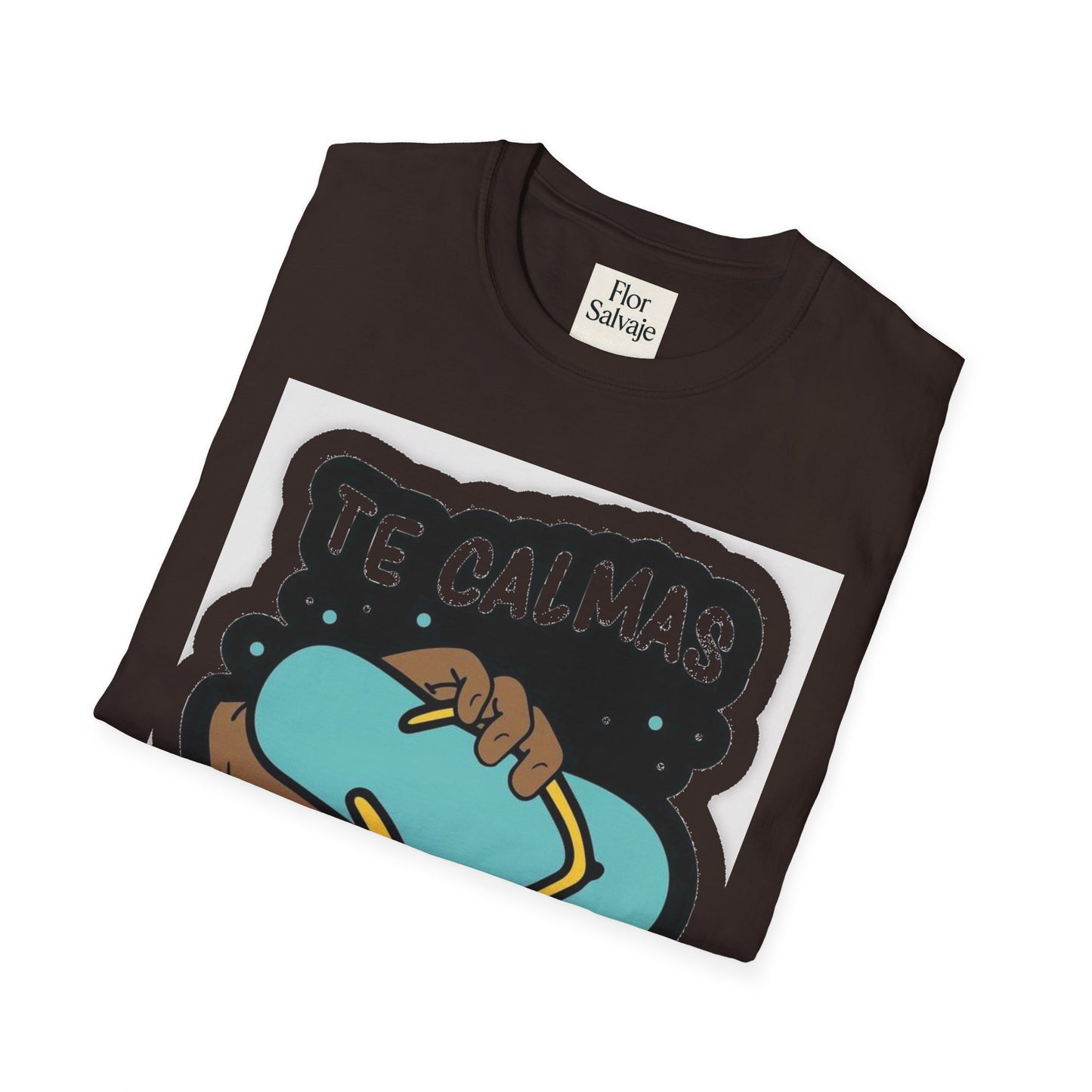 Relaxing Vibes Unisex Softstyle T-Shirt - 'Te Calmas O Te Calmo' Design