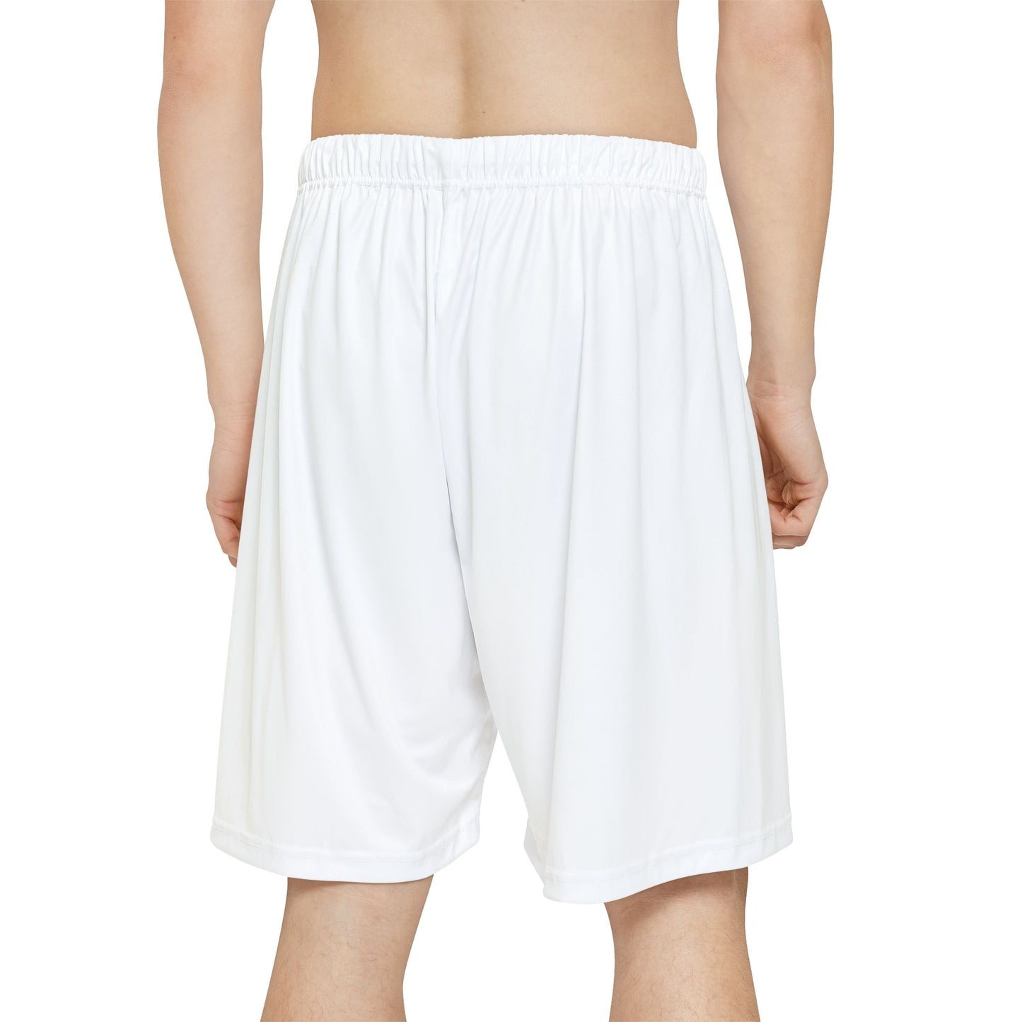Men’s Gym Shorts with Bold Orange Graphics