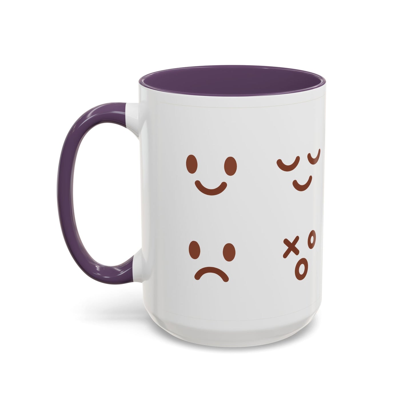 Emotional Expressions Coffee Mug - Fun 11/15oz Ceramic Coffee Cup for Daily Joy
