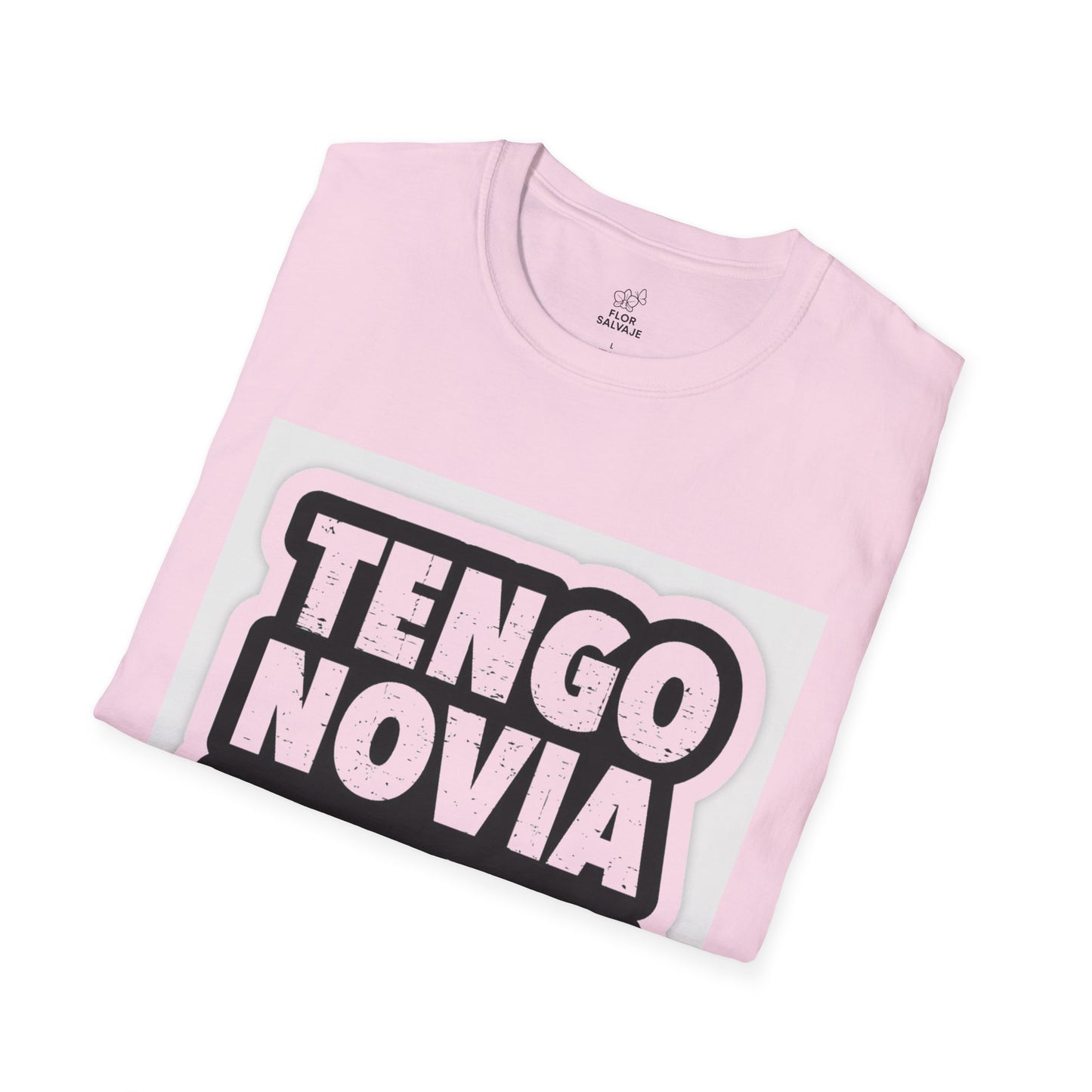 Unisex Funny T-Shirt - Tengo Novia, Playful Apparel for Couples, Perfect Gift for Anniversaries, Casual Wear, Unique Statement Tee