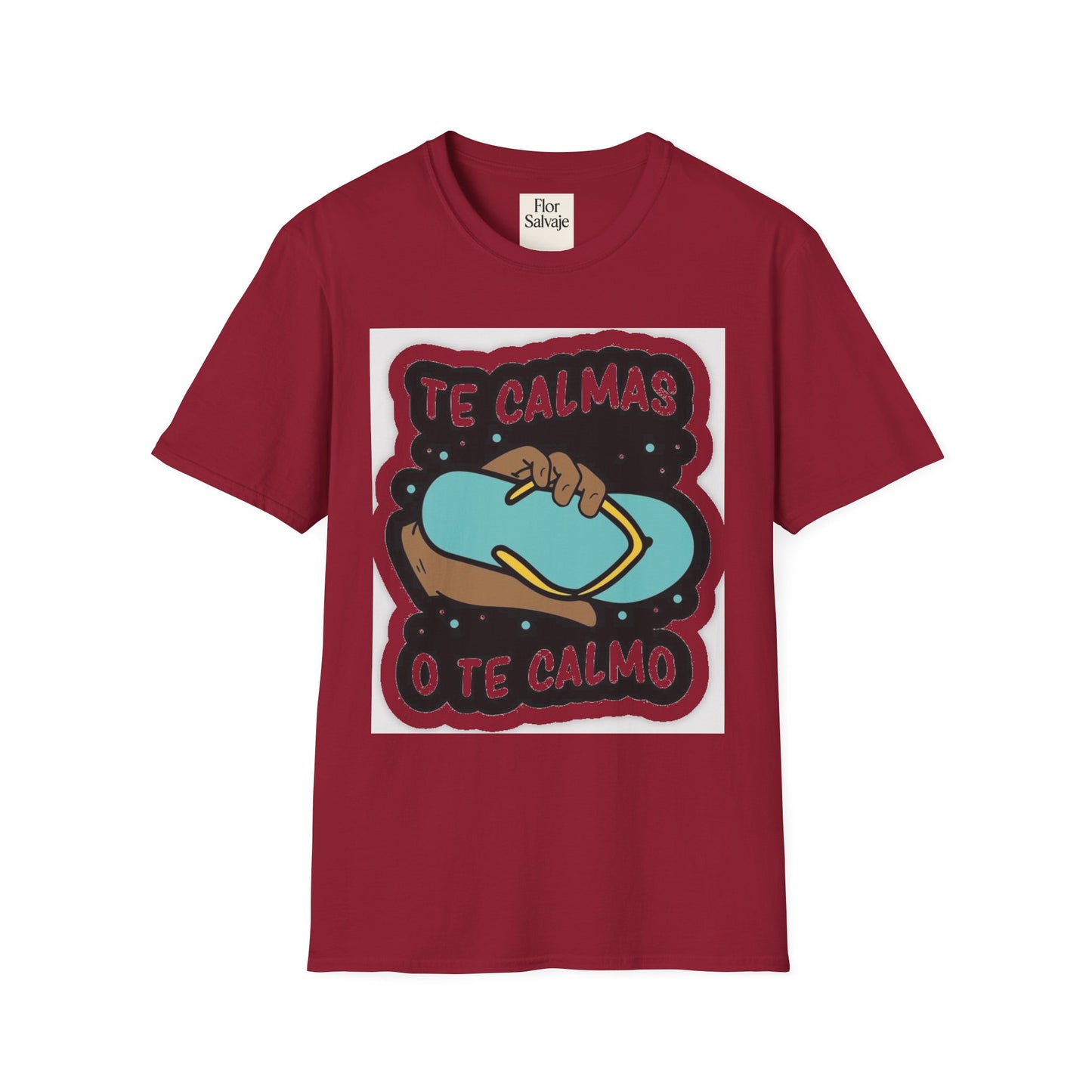 Relaxing Vibes Unisex Softstyle T-Shirt - 'Te Calmas O Te Calmo' Design