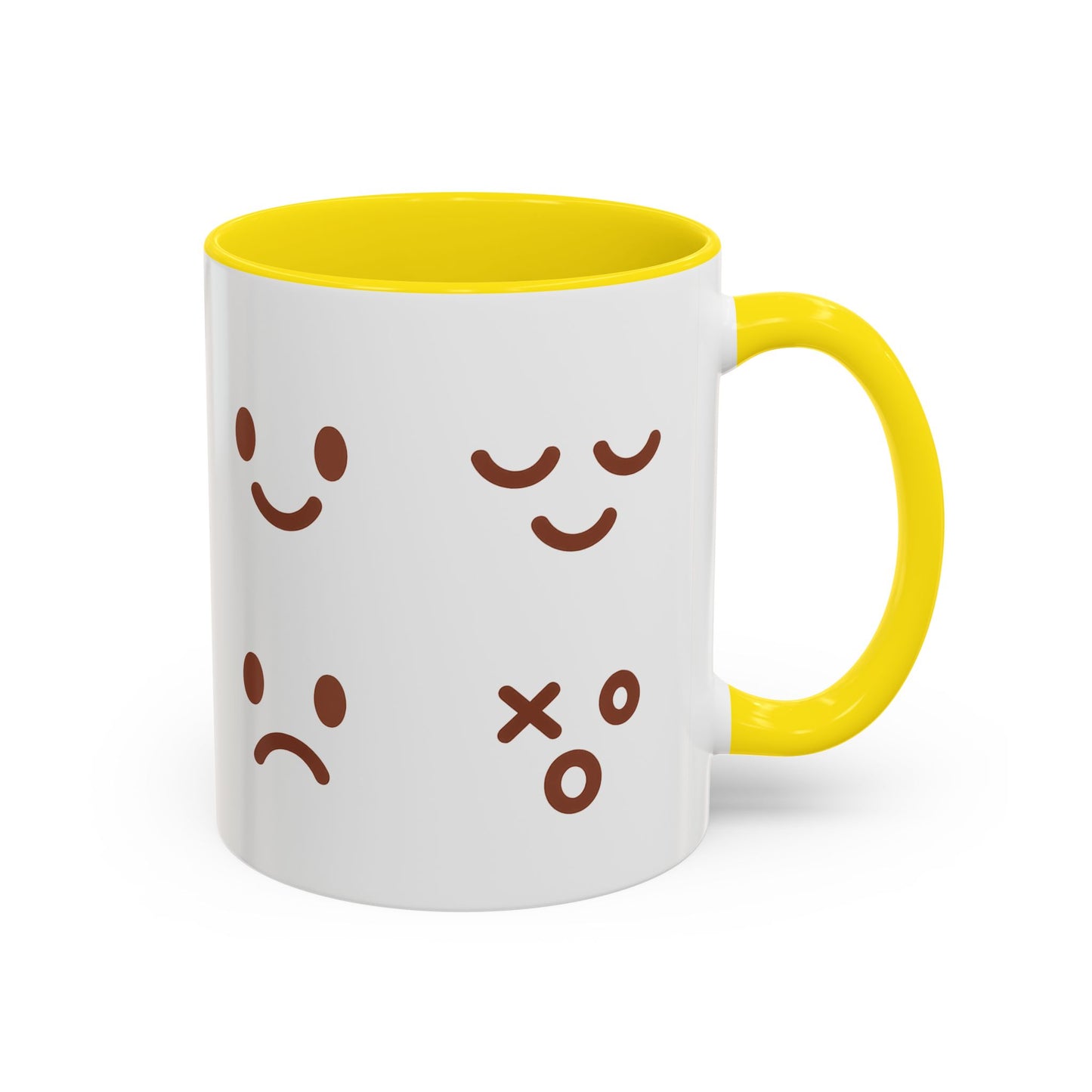 Emotional Expressions Coffee Mug - Fun 11/15oz Ceramic Coffee Cup for Daily Joy