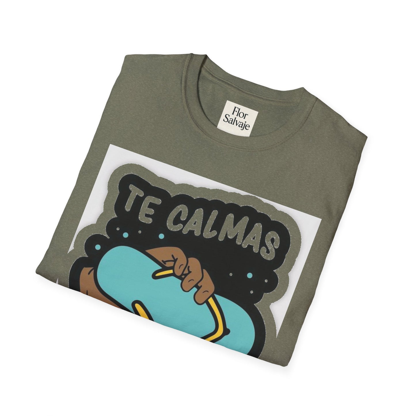 Relaxing Vibes Unisex Softstyle T-Shirt - 'Te Calmas O Te Calmo' Design