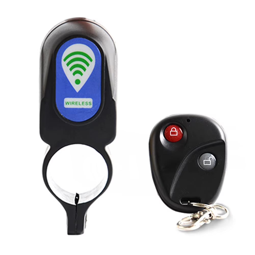 1-3PCS Anti-Theft Bike Lock Cycling Security Lock Wireless Remote Control Alarm Electric Bicycle Alarm Cycling Equipment