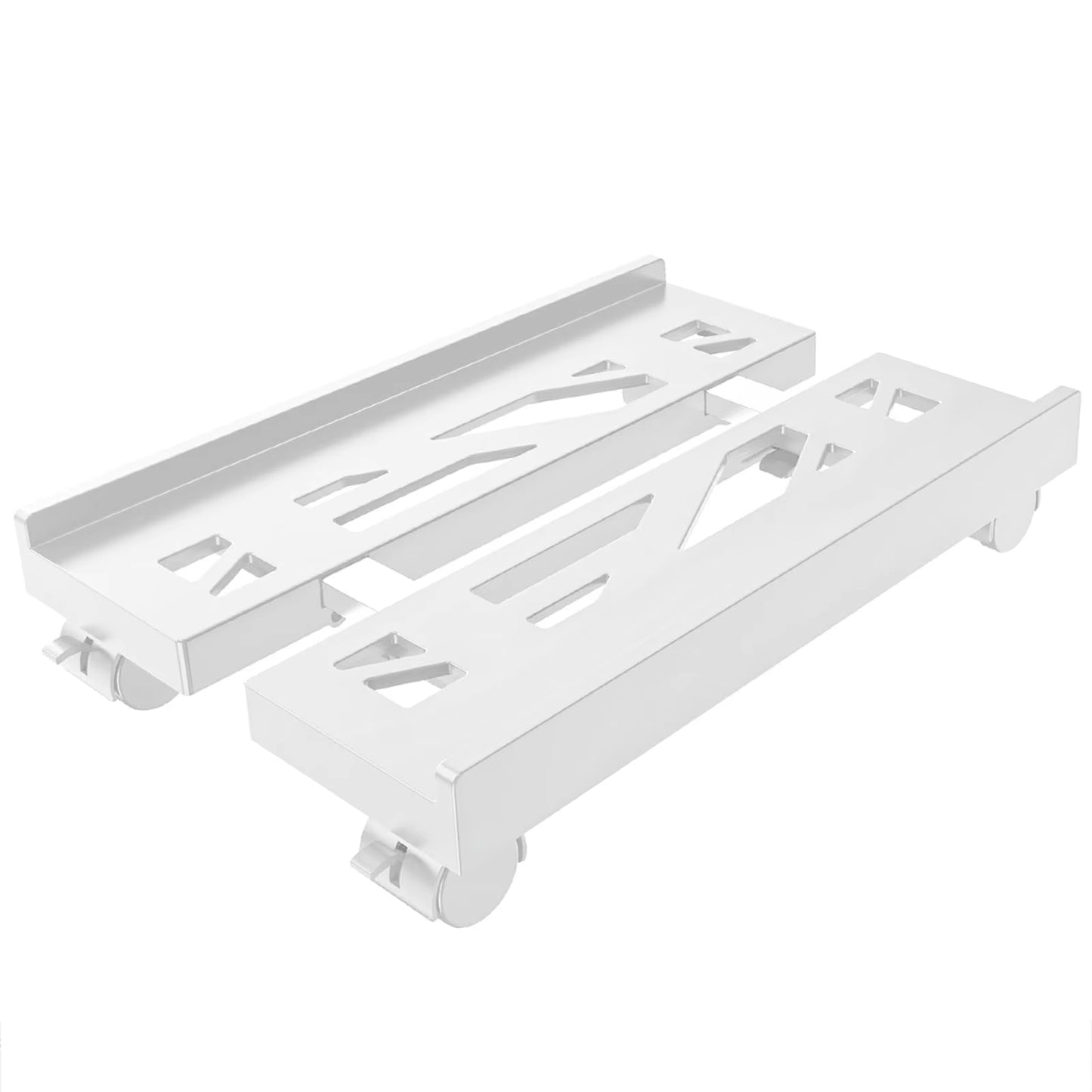 Adjustable Mobile CPU Stand, Ventilated Computer Tower Stand PC Tower Stand with 4 Caster Wheels Fits Most PC, under Desk Holder