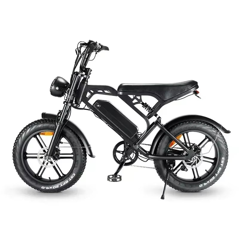 Ebike V20 1000W 48V 20AH Back Seat Fat Tire Electric Bike Beach Cruiser Off-Road Electric Bike Adult Mountain Electric Bike