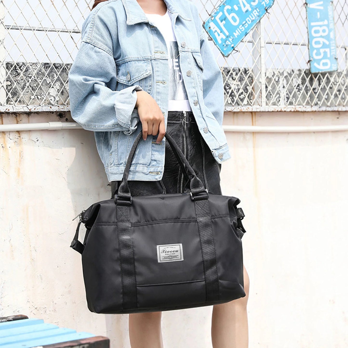 Travel Duffel Bag, Weekender Bags for Women, Overnight Gym Carry on Tote Bag with Wet Pocket, Hospital Mom Bag for Labor and Delivery