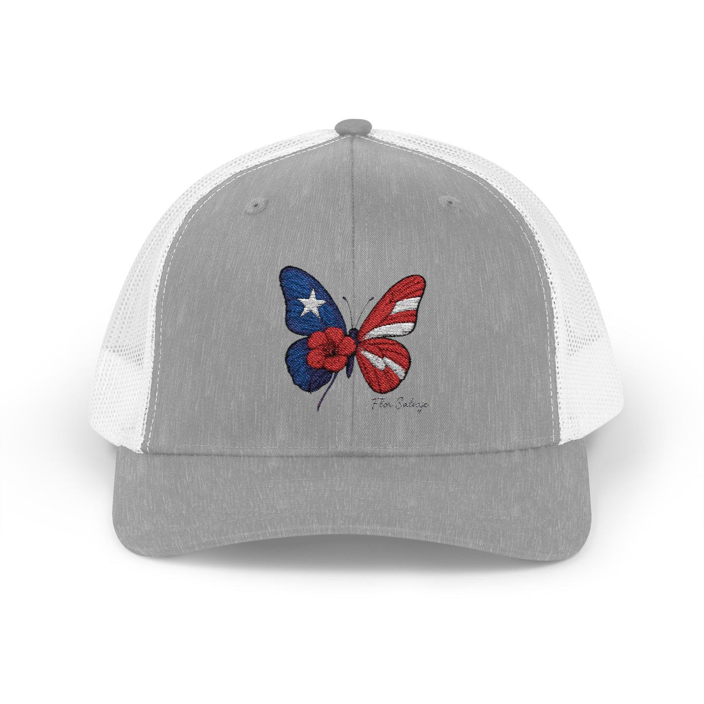 Patriotic Butterfly Snapback Trucker Cap | Perfect for Summer, Festivals, Independence Day, Outdoor Activities, Gift for Her