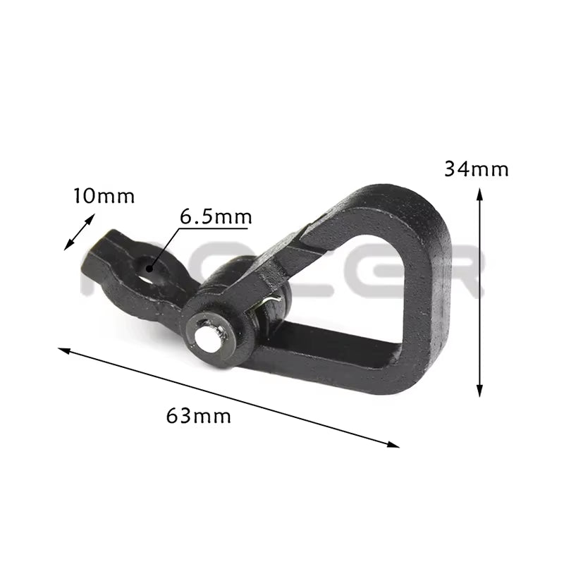 Motorcycle Scooter Accessories Helmet Hook Spring Clip Carabiner Luggage Helmet Bottle Electric Scooter Electric Vehicle