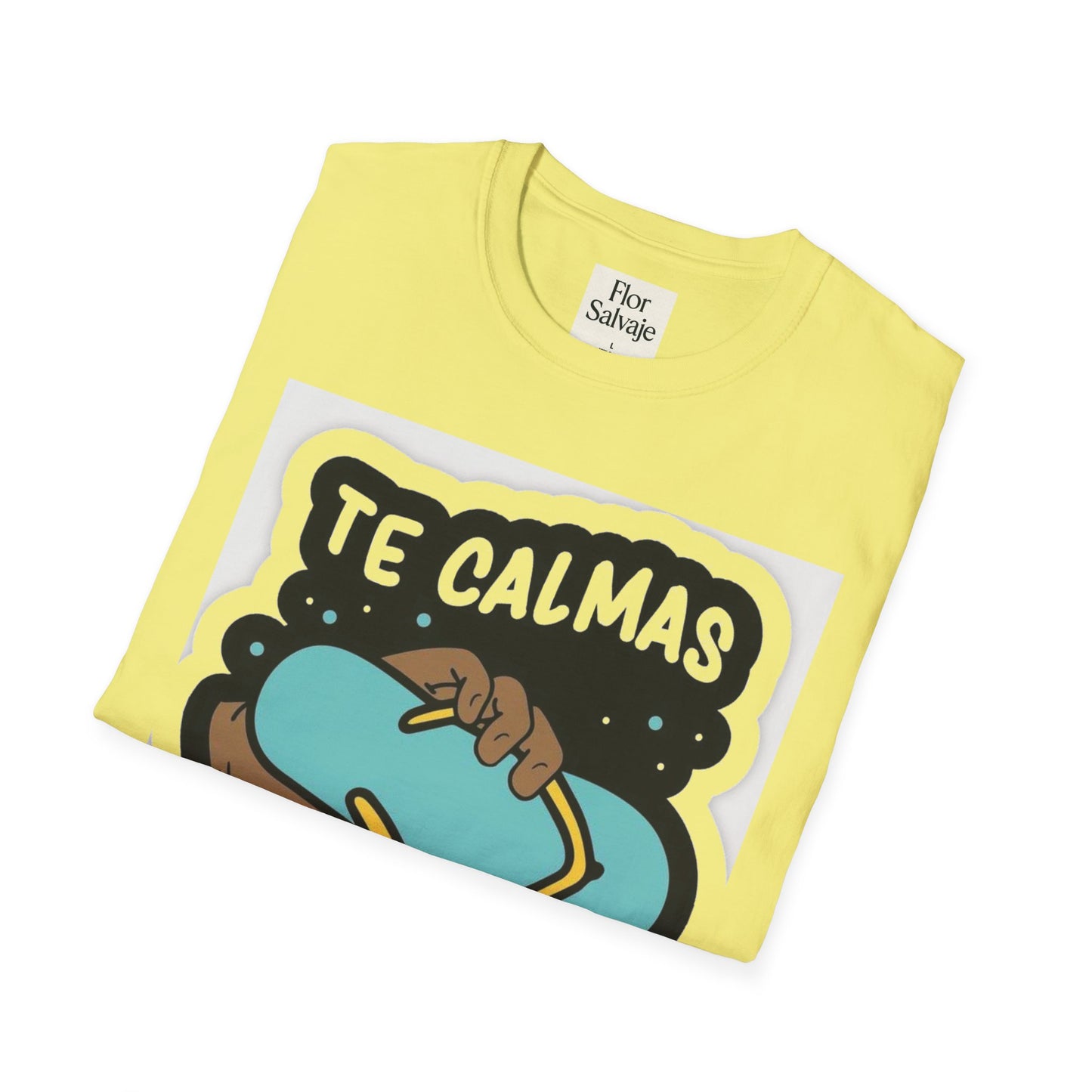 Relaxing Vibes Unisex Softstyle T-Shirt - 'Te Calmas O Te Calmo' Design