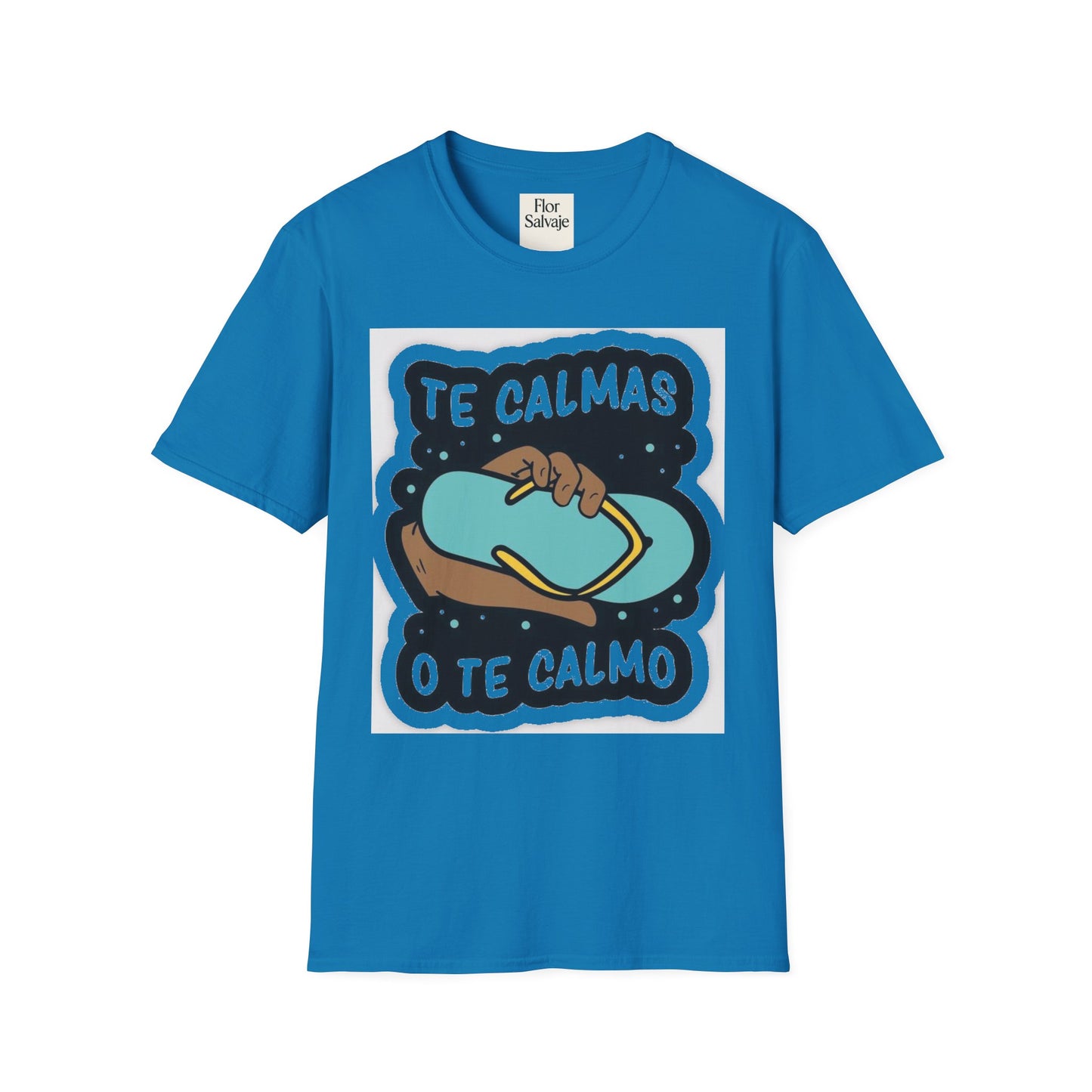 Relaxing Vibes Unisex Softstyle T-Shirt - 'Te Calmas O Te Calmo' Design