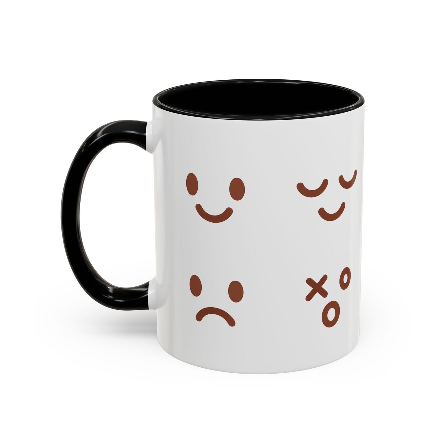 Emotional Expressions Coffee Mug - Fun 11/15oz Ceramic Coffee Cup for Daily Joy
