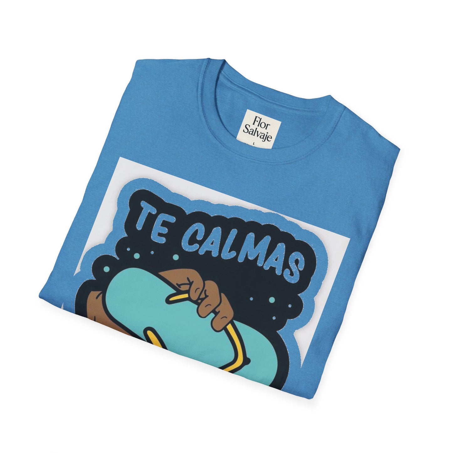 Relaxing Vibes Unisex Softstyle T-Shirt - 'Te Calmas O Te Calmo' Design