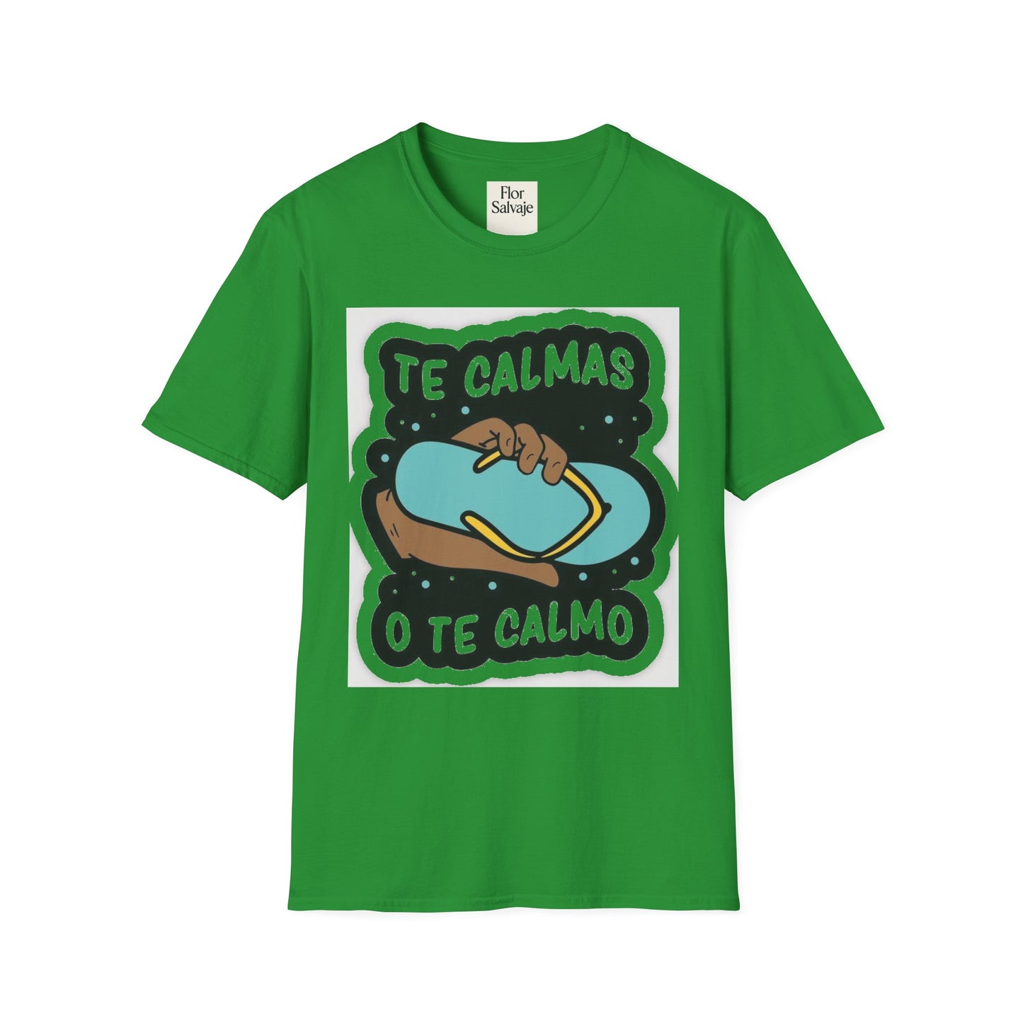 Relaxing Vibes Unisex Softstyle T-Shirt - 'Te Calmas O Te Calmo' Design