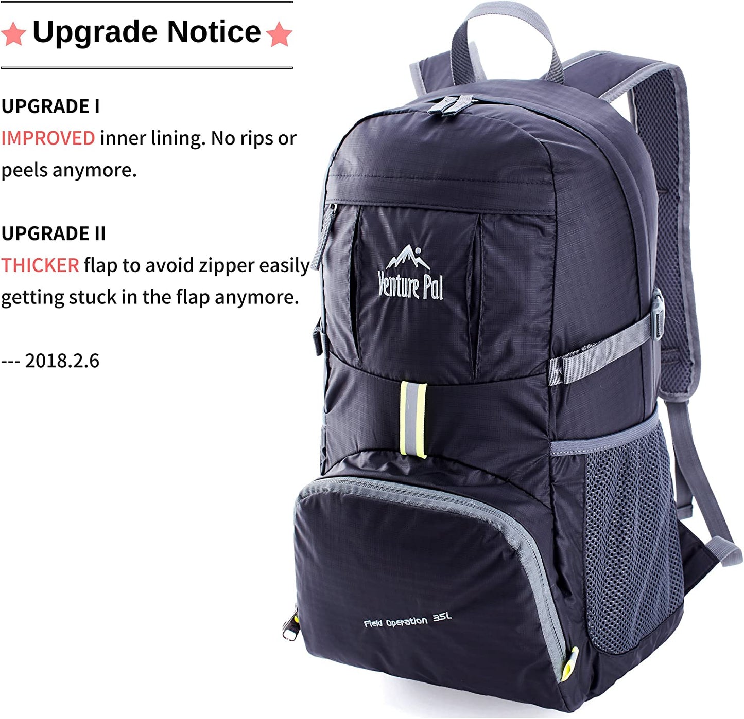 Mochila Para Deportes Al Aire Libre Ultraligera Senderismo Camping Viajes 35L