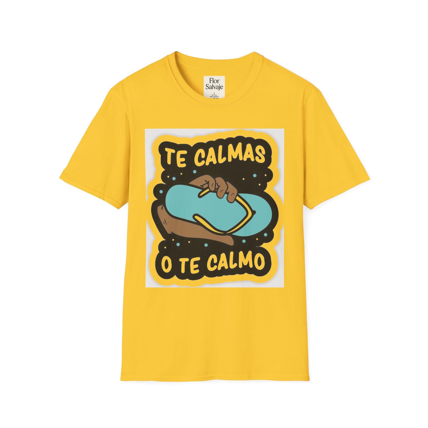 Relaxing Vibes Unisex Softstyle T-Shirt - 'Te Calmas O Te Calmo' Design