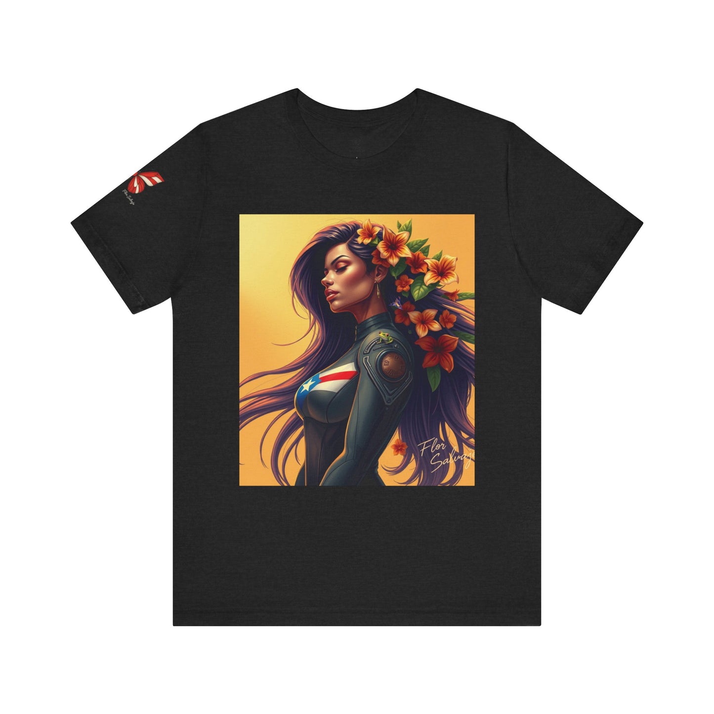 Floral Empowerment Tee: Stylish Unisex Short Sleeve, Perfect Gift for All Occasions, Casual Wear, Nature Lover, Art Enthusiasts