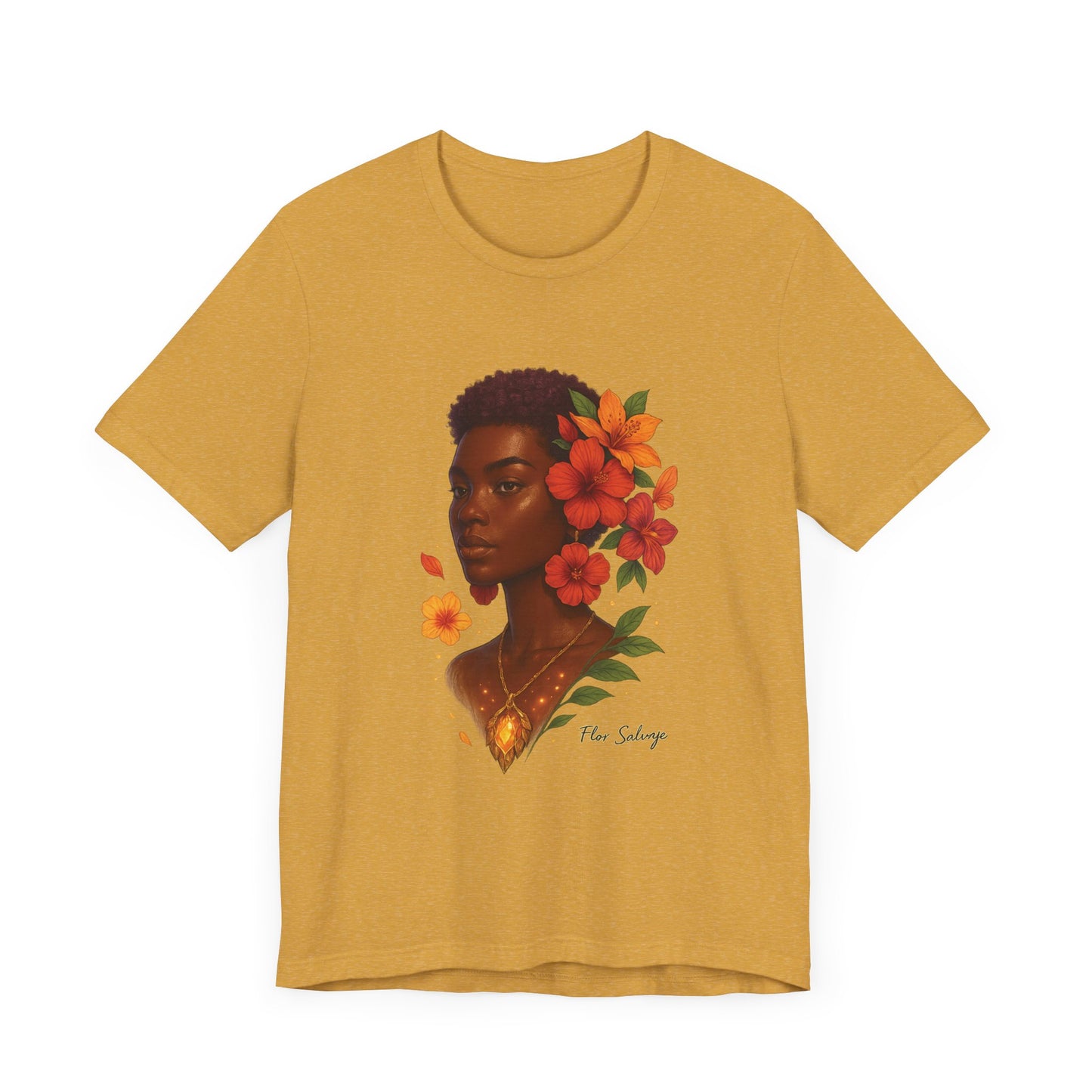 Floral Soul Unisex Tee, Inspirational T-Shirt, Gift for Her, Summer Outfit, Artistic Apparel, Unique Graphic Tee