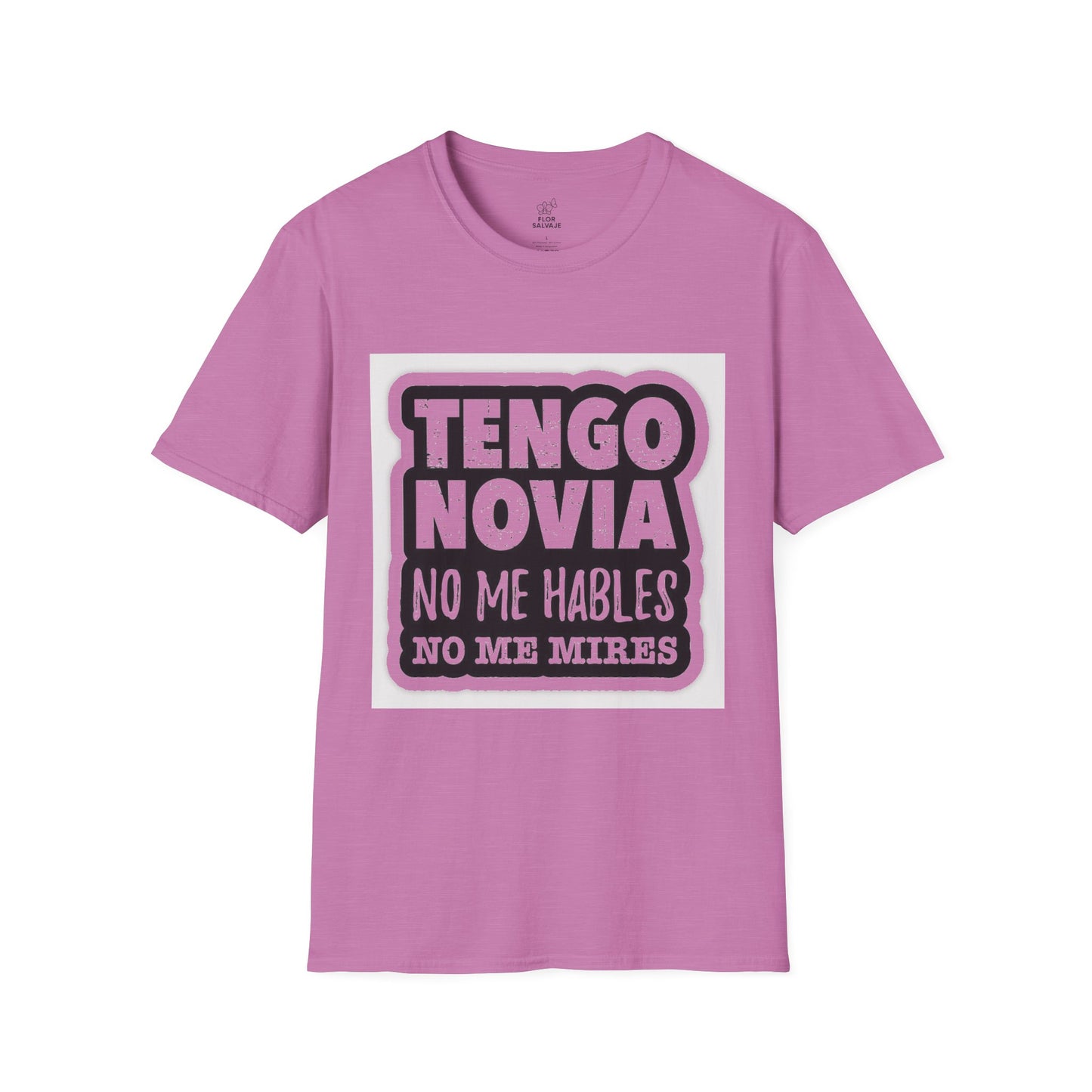 Unisex Funny T-Shirt - Tengo Novia, Playful Apparel for Couples, Perfect Gift for Anniversaries, Casual Wear, Unique Statement Tee