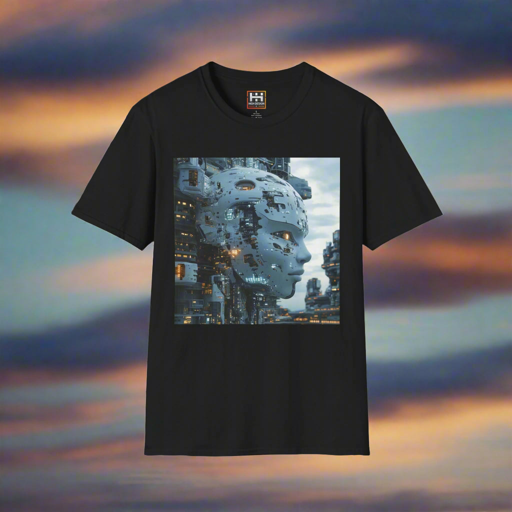Futuristic AI Graphic Unisex T-Shirt